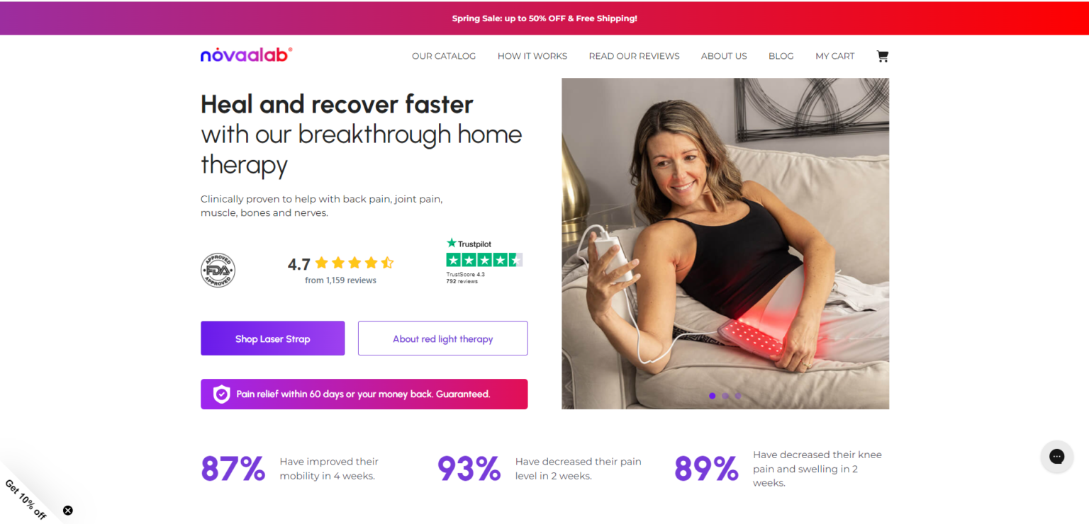 Heal and Recover Faster with Novaalab